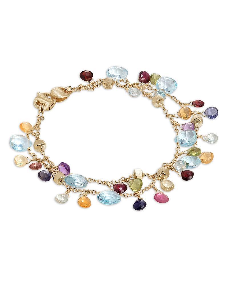 Womens Paradise 18K Yellow Gold & Mixed-Stone 2-Strand Bracelet Product Image