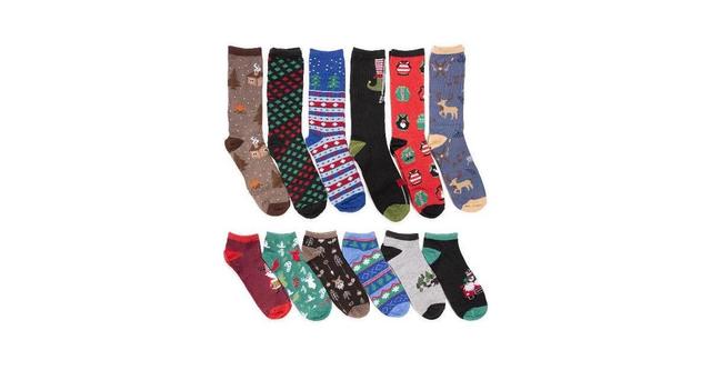 Muk Luks Mens 12 Days of Christmas Socks Product Image