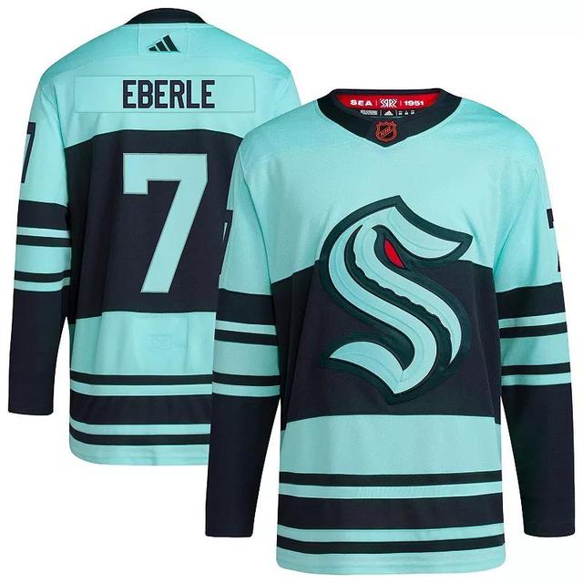 Mens adidas Jordan Eberle Light Blue Seattle Kraken Reverse Retro 2.0 Authentic Player Jersey Product Image