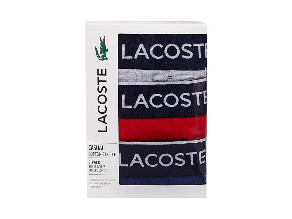 Lacoste Branded Waist Long Stretch Classic Boxer Briefs 3 Product Image