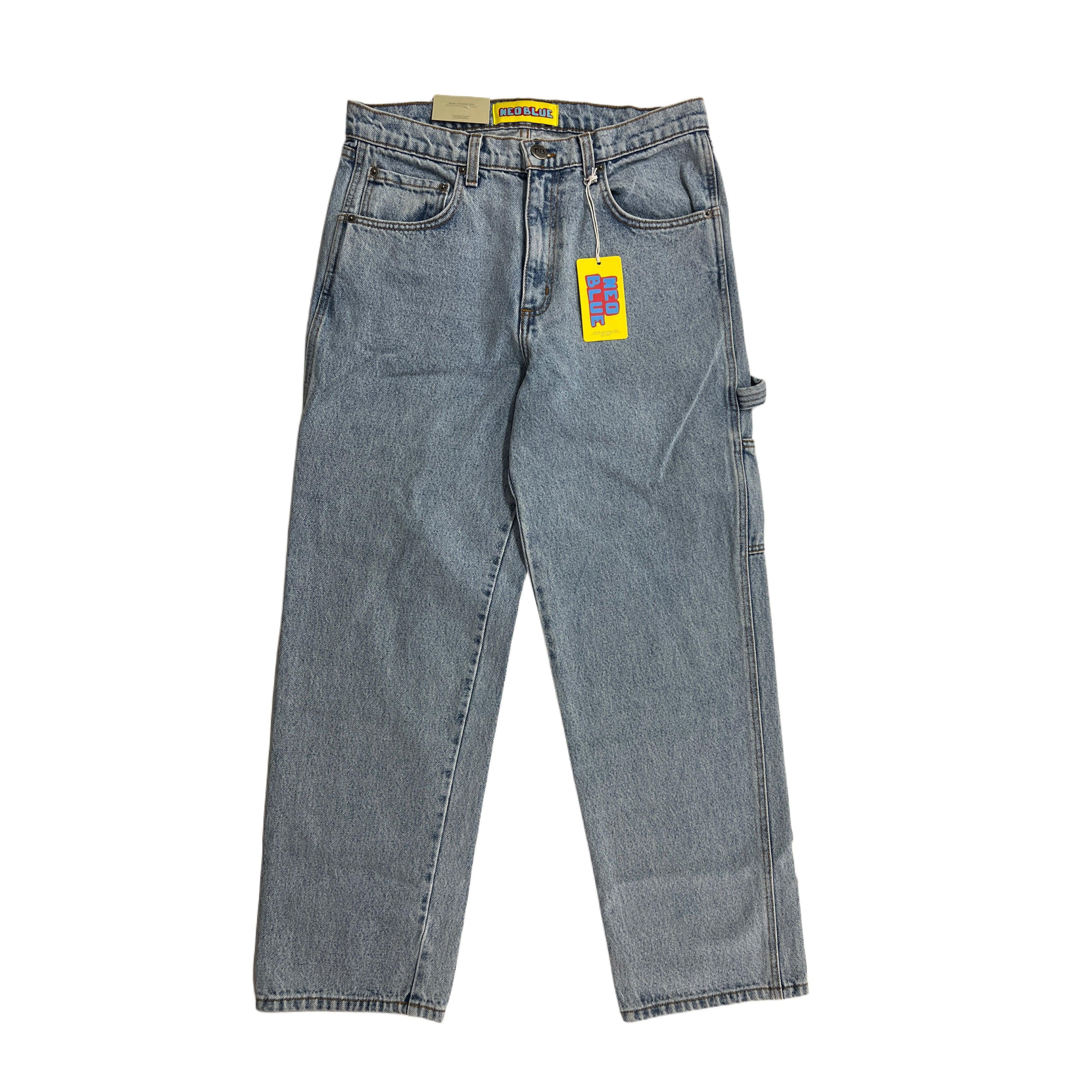 Neo Blue Carpenter Baggy Jeans Male product image