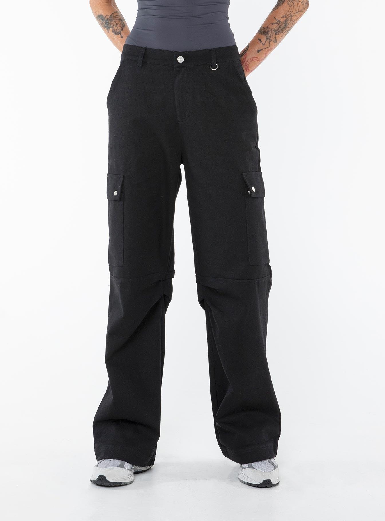 Fallout Mid Rise Cargo Pants Black Tall Product Image