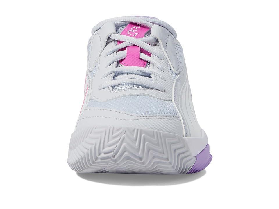 PUMA The Nova Court Pickleball Sneaker (Silver Mist/Puma White/Vivid Violet) Women's Shoes Product Image