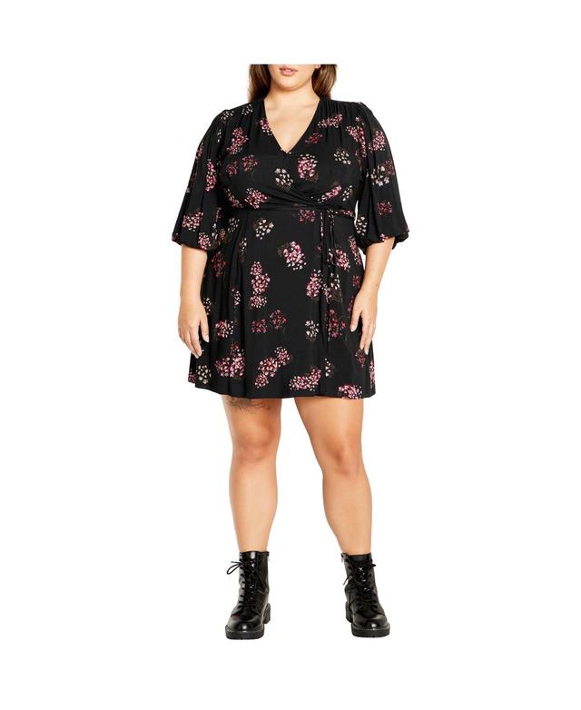 City Chic Womens Cassie Floral Dress Product Image