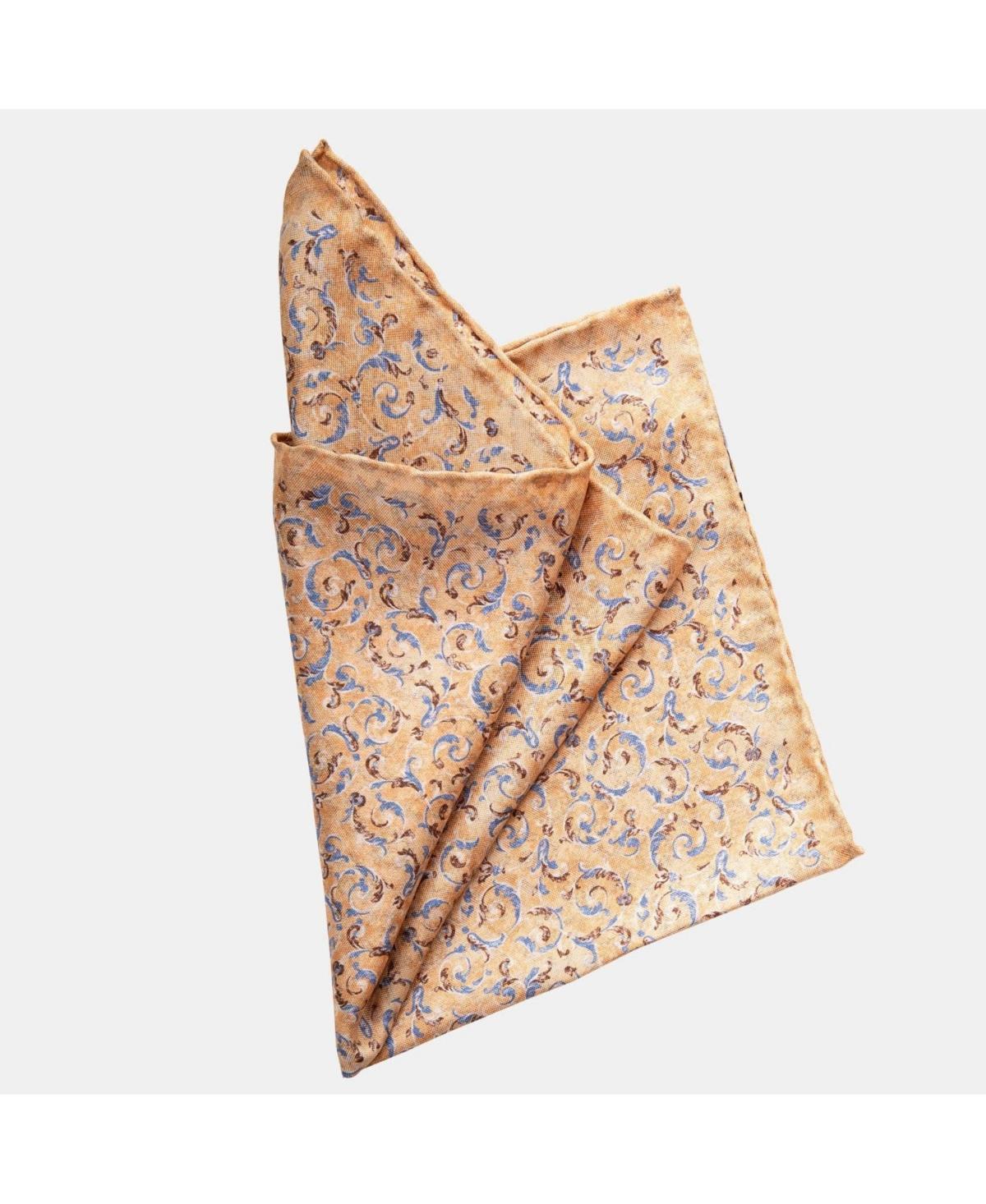 Gubbio - Large Silk Pocket Square for Men Product Image