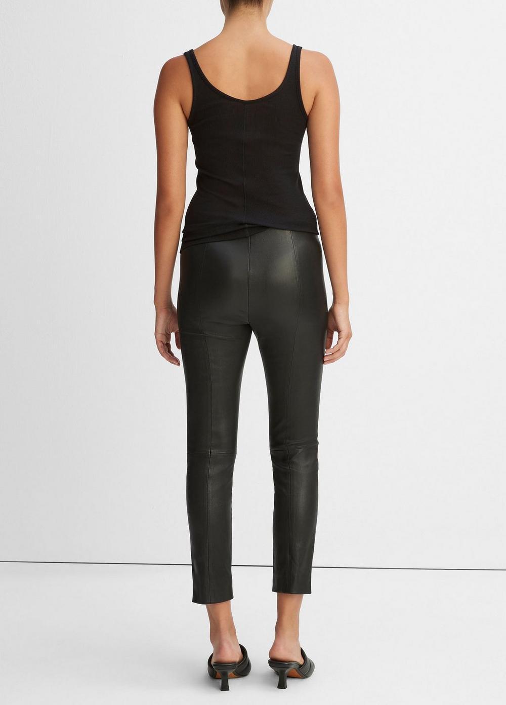 Womens Leather Legging, Black, Size XS Vince Product Image