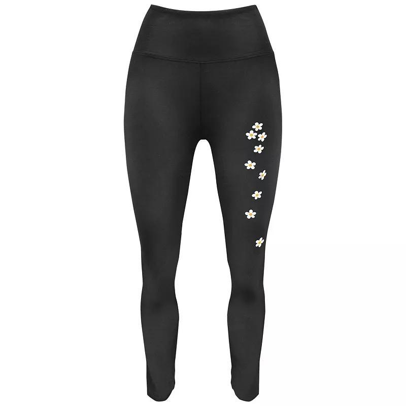 Womens 60s Style Daisies Graphic Leggings Product Image