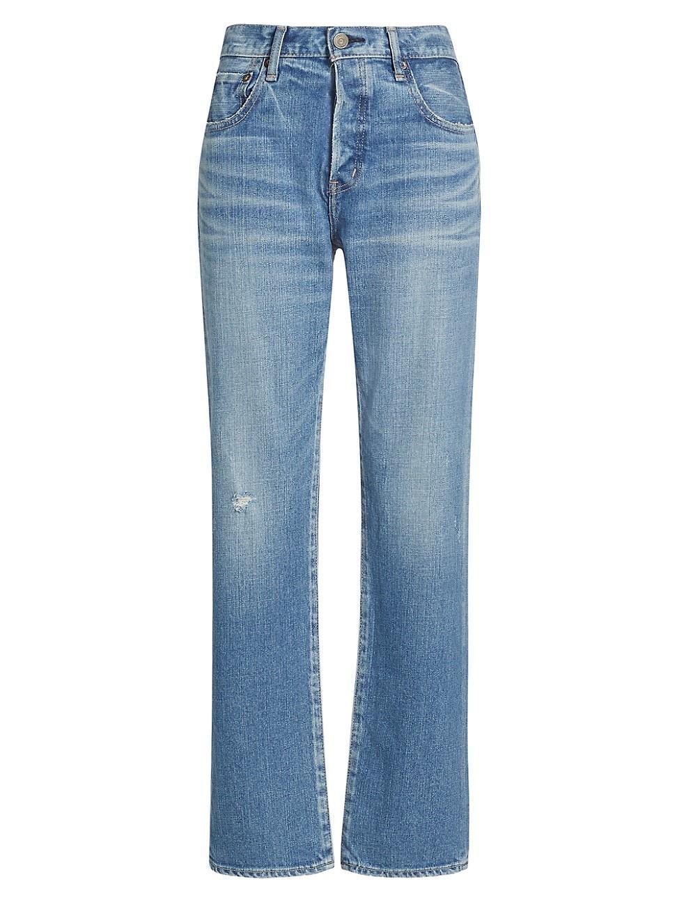 Womens MV Nicholas High-Rise Straight Jeans Product Image