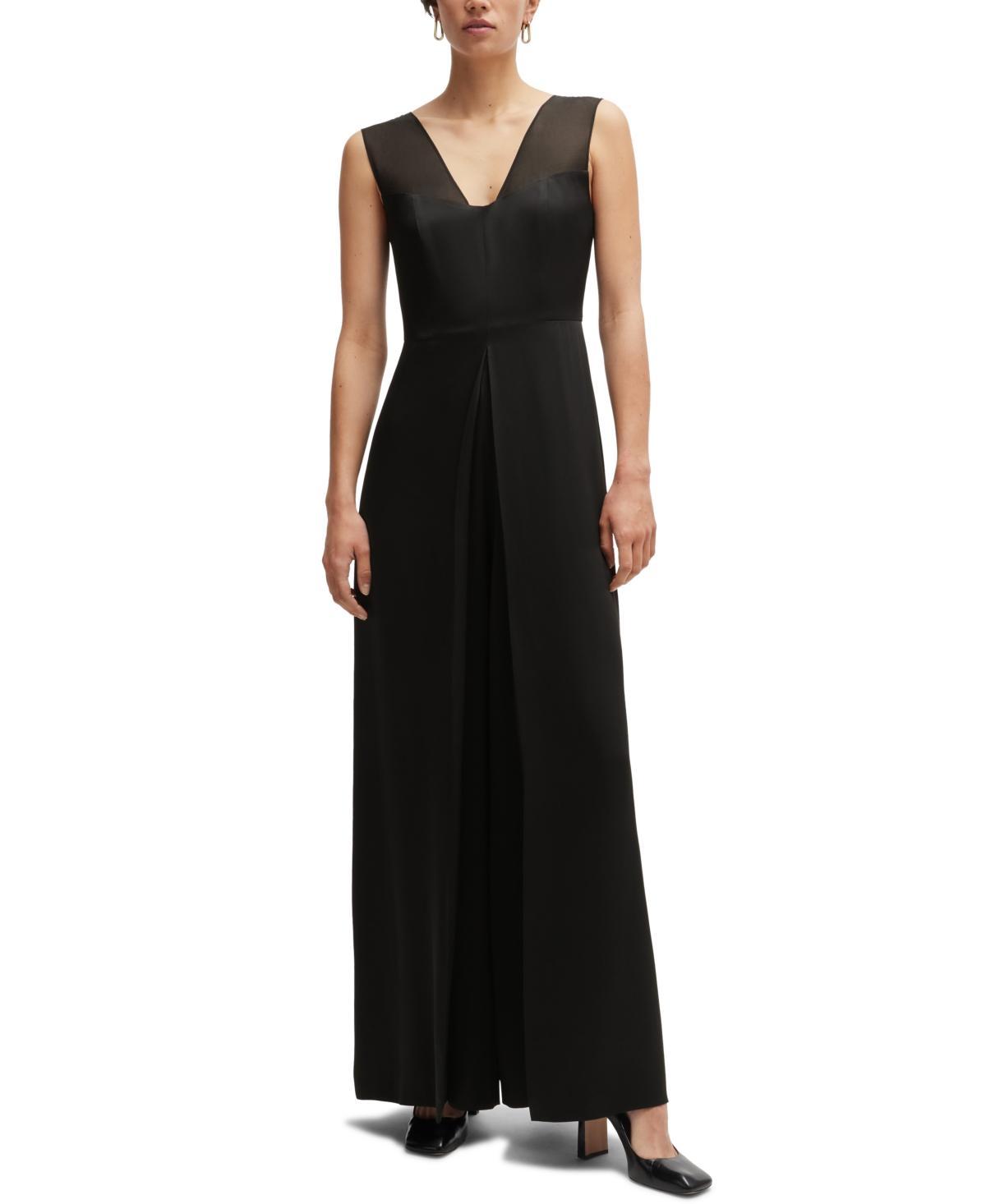 Boss by Hugo Boss Womens Layered Effect Jumpsuit Product Image