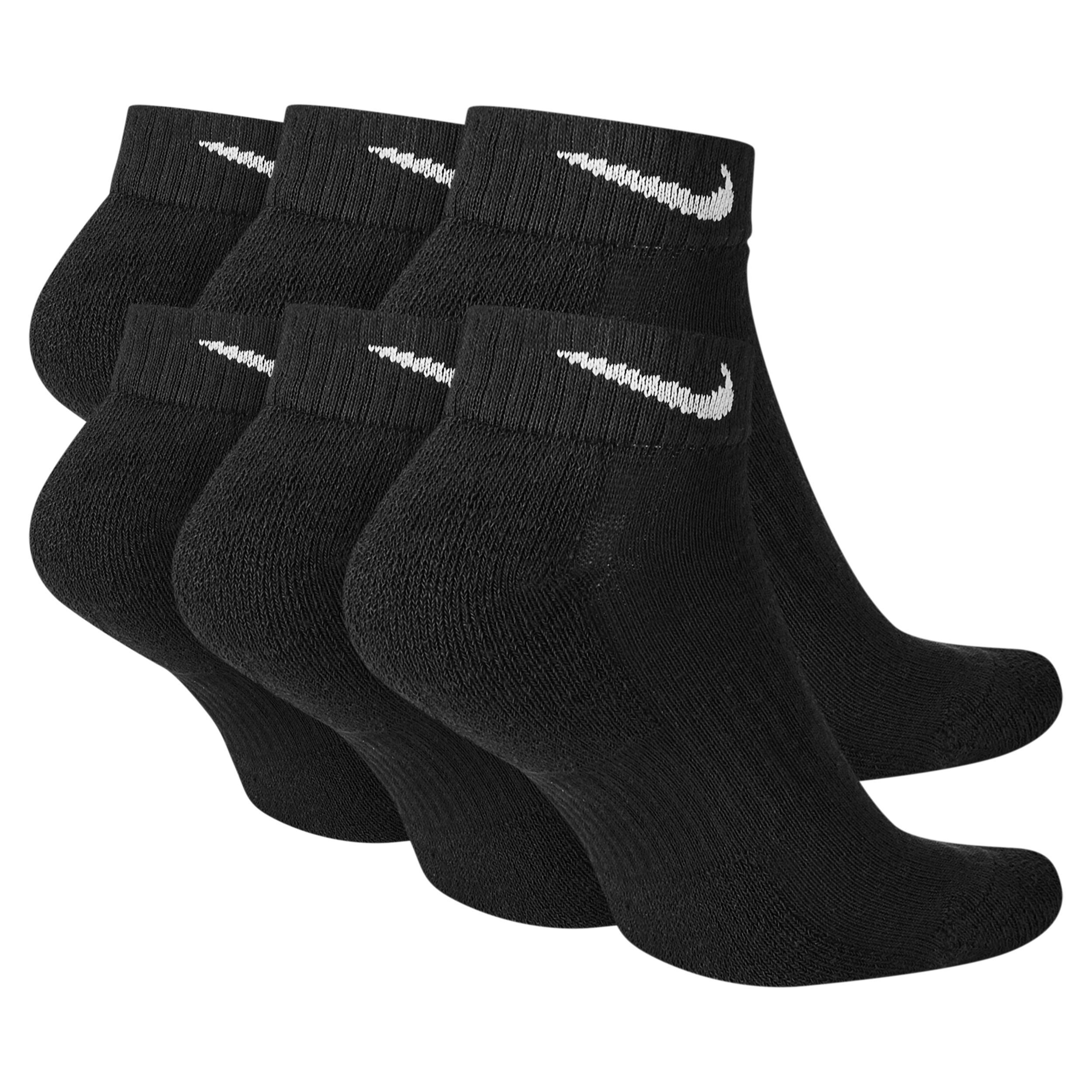 Mens Nike 6-pack Everyday Cushion Low-Cut Training Socks Grey Product Image