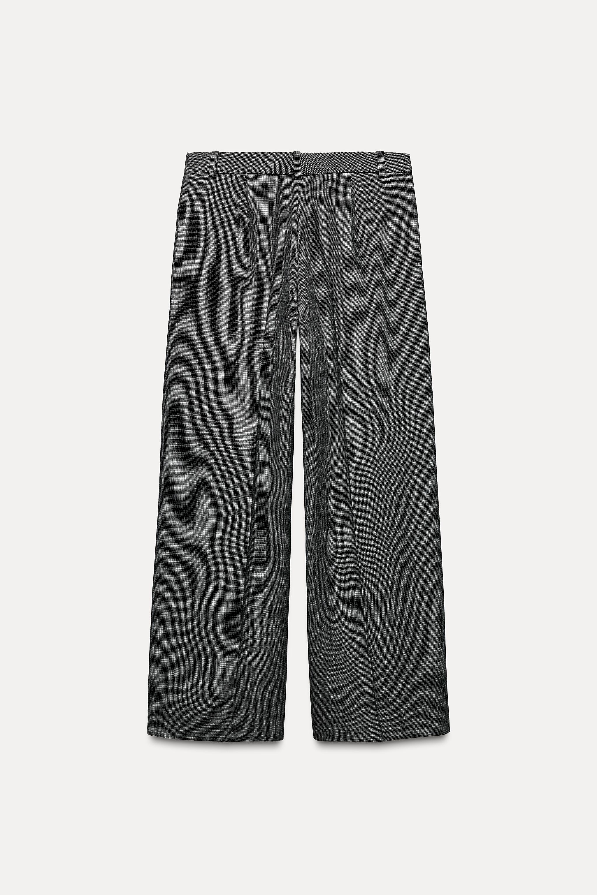 WIDE LEG PANTS WITH DARTS Product Image