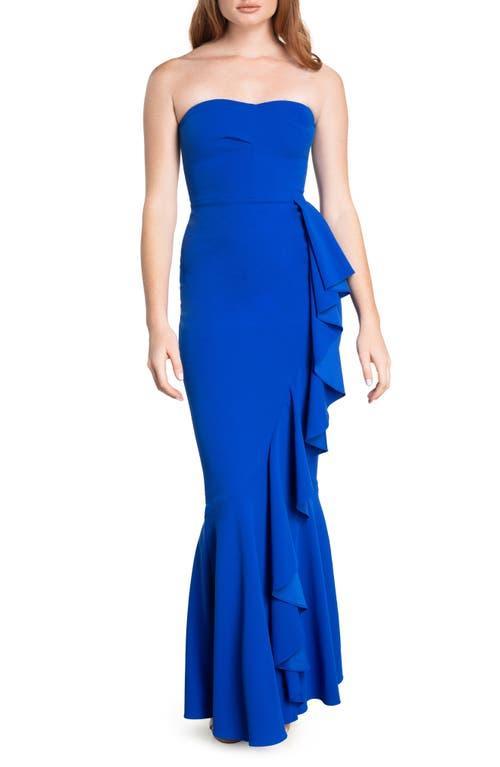 Dress the Population Paris Ruffle Strapless Mermaid Gown Product Image