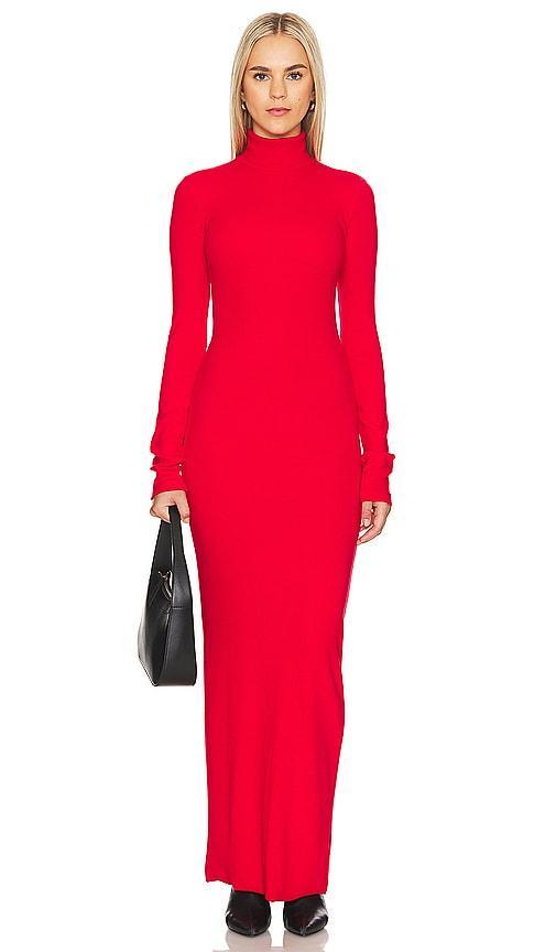 The Verona Turtleneck Maxi Dress Product Image