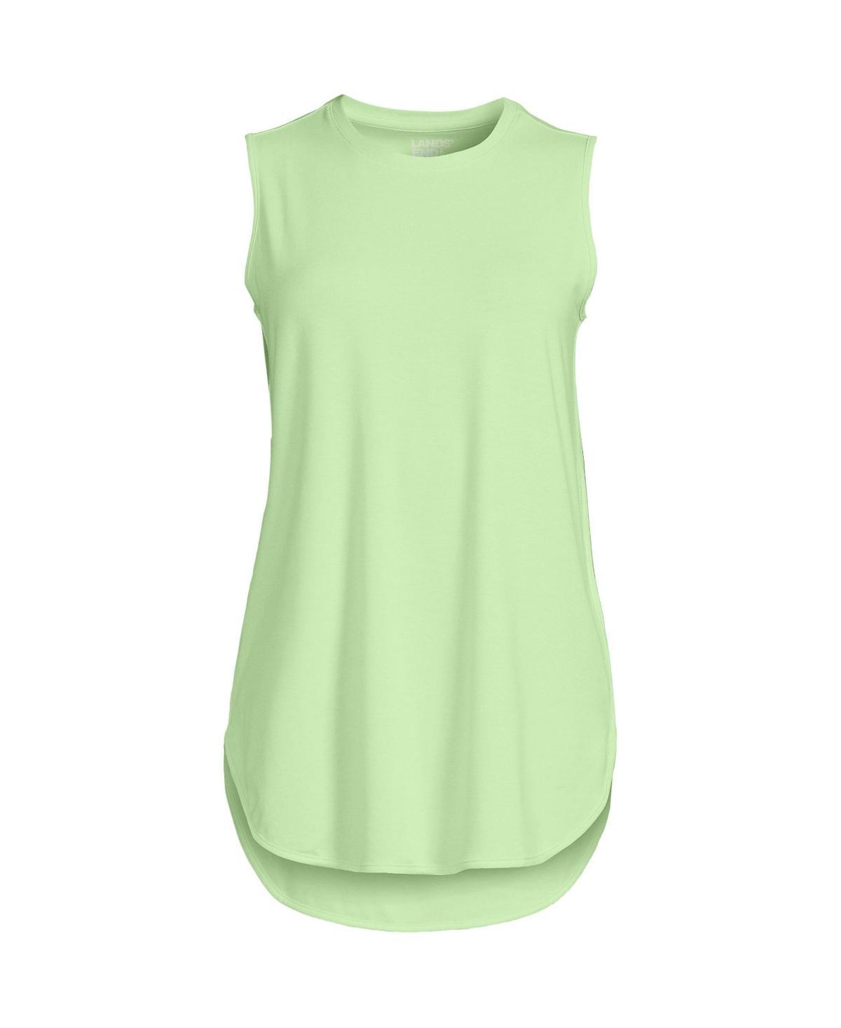 Petite Lands End Power Performance Tunic Tank Top, Womens Product Image