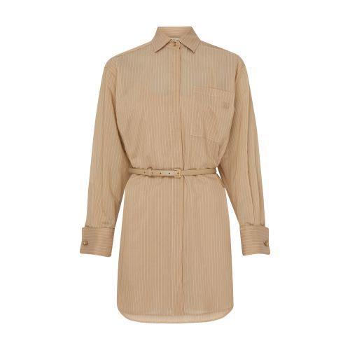 Brioso Shirt Dress In Beige product image