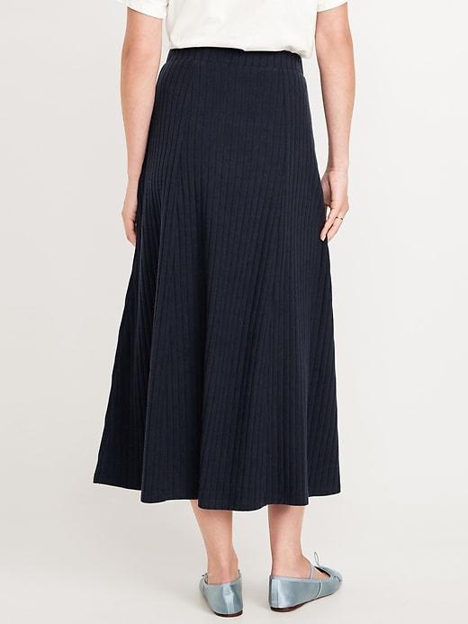 Cozy Ribbed Maxi Skirt Product Image