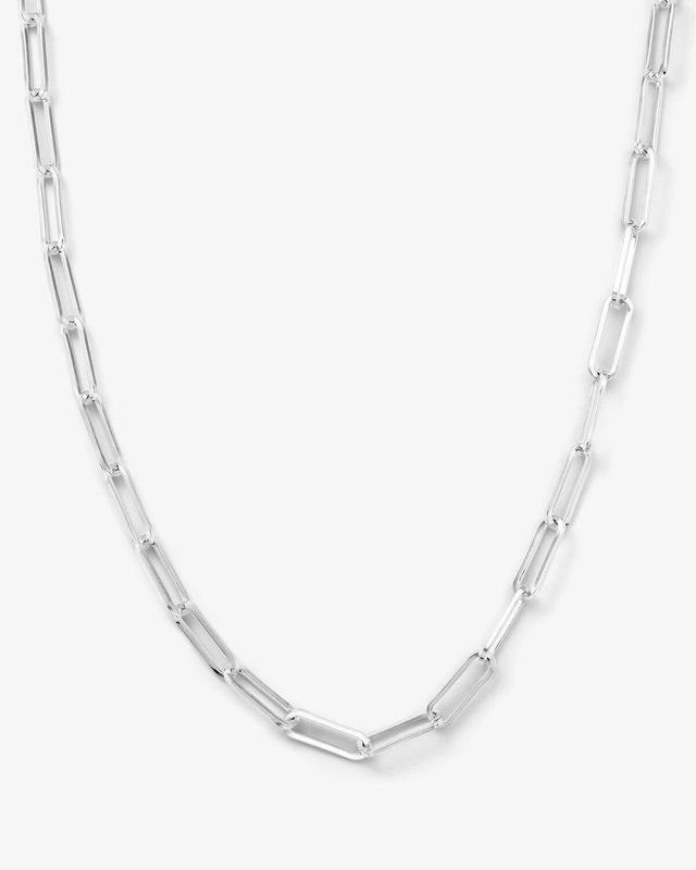 Samantha Chain Necklace - Silver Product Image