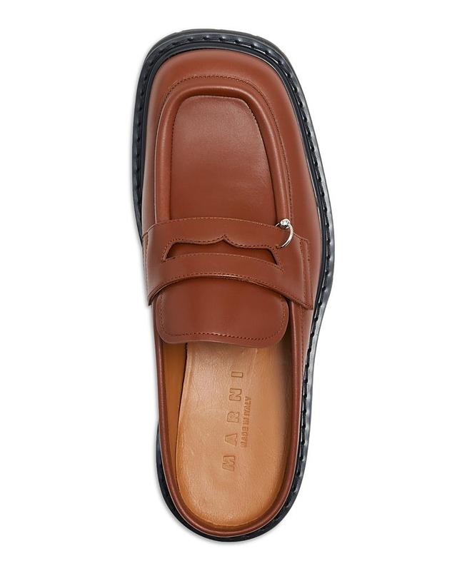 Marni Mens Sabot Penny Loafer Mules Product Image