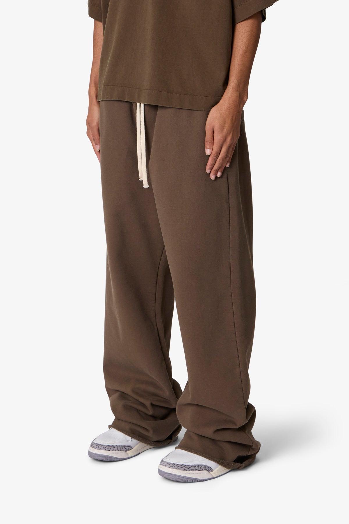 Ultra Baggy Heavy Fleece Sweatpants - Olive Product Image