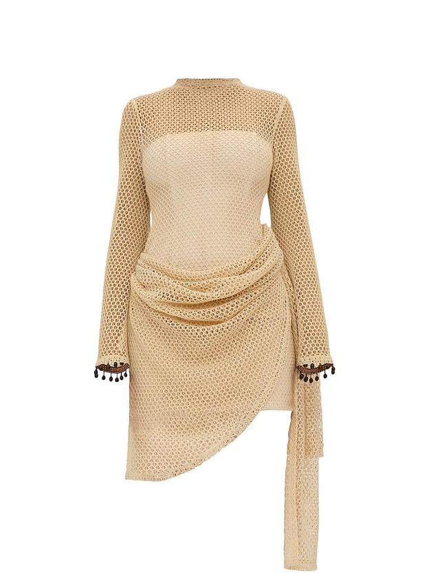 Womens Egu Crocheted Draped Dress Product Image