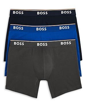 BOSS 3-Pack Power Stretch Cotton Boxer Briefs Product Image