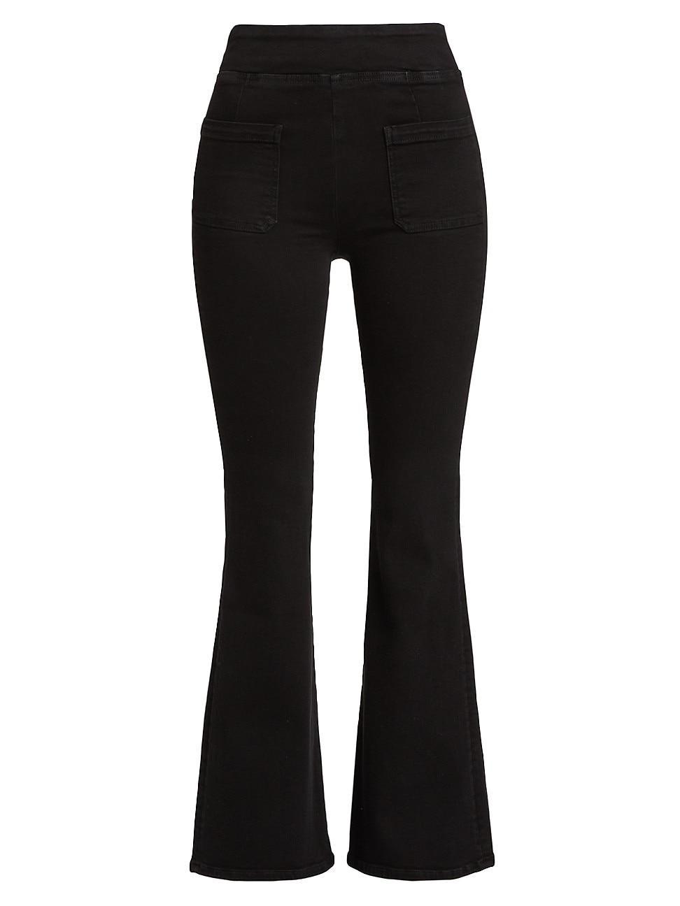 Womens The Bardot Jetset High-Rise Flare Jeans Product Image