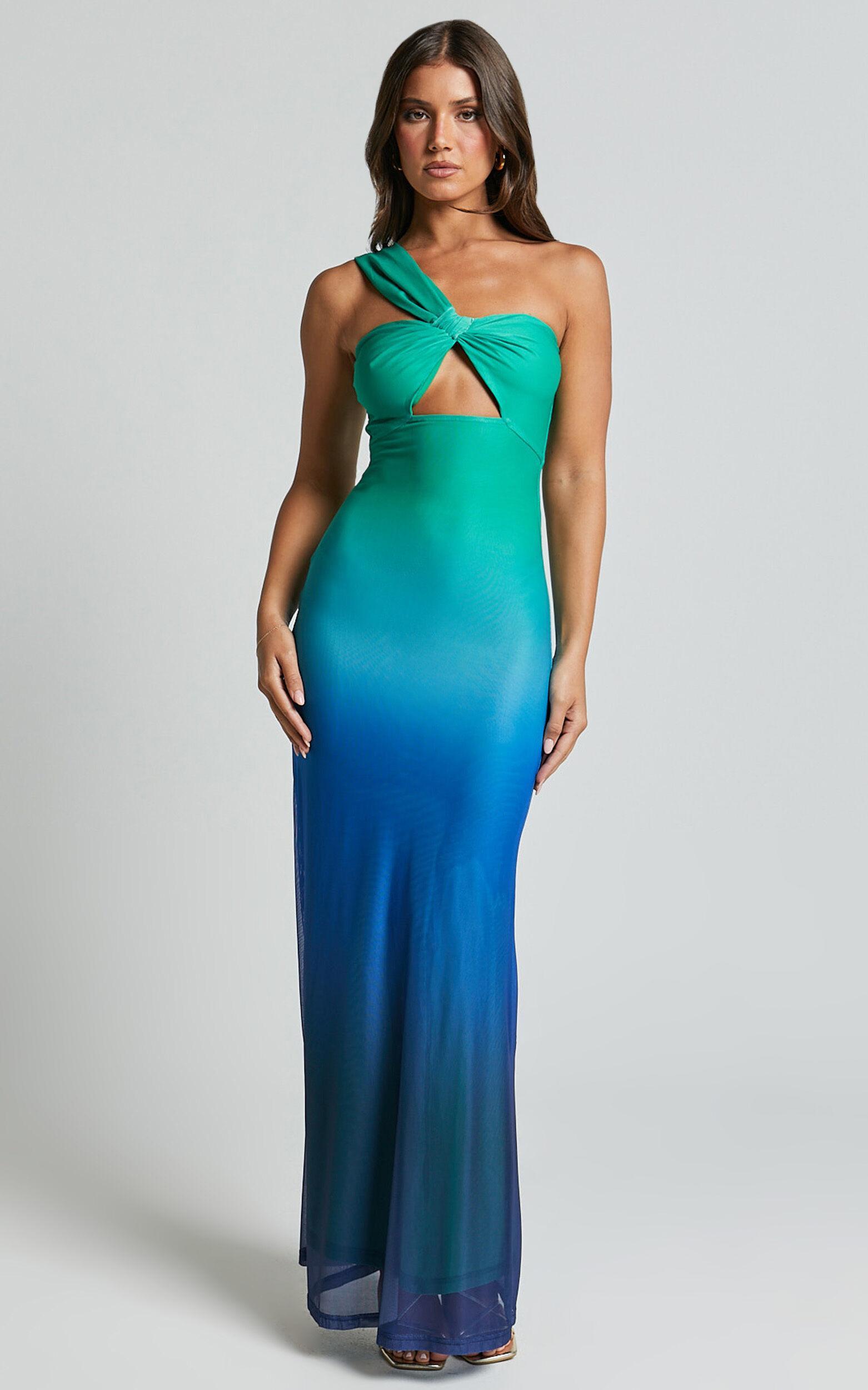 Runaway The Label - Kyree Maxi Dress in Marine Ombre Product Image