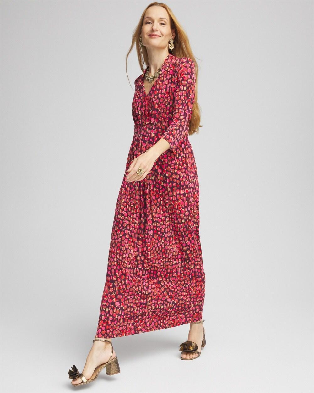 Knit Pleated Maxi Dress Product Image