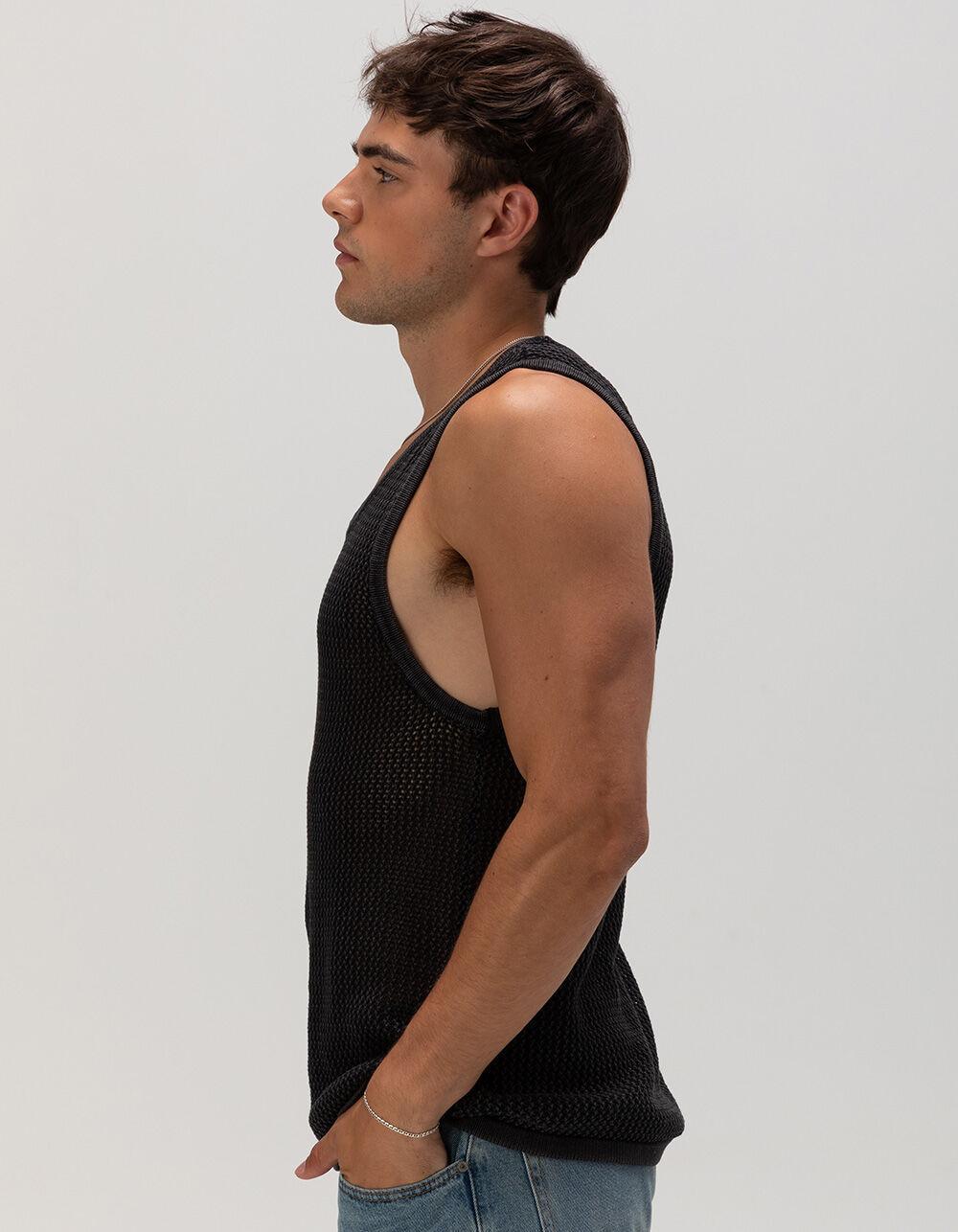 RSQ Mens Crochet Tank Top Product Image