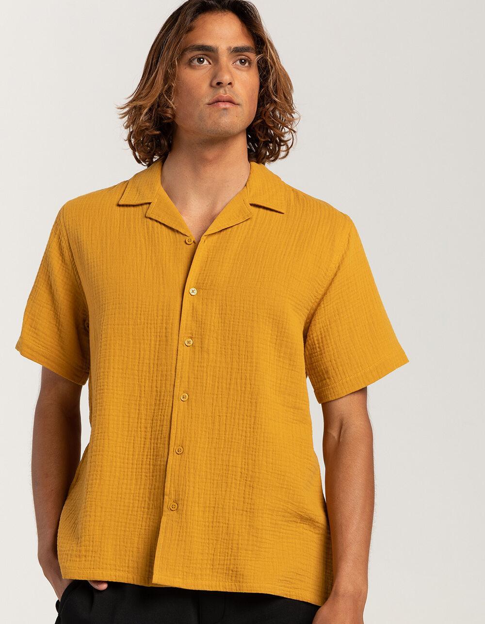 RSQ Mens Gauze Camp Shirt Product Image