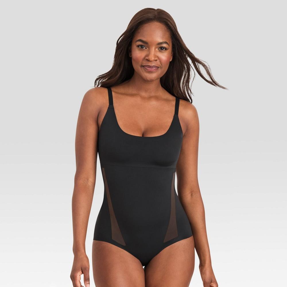 Maidenform Womens Modern Sculpts Bodysuit - Black XXL Product Image