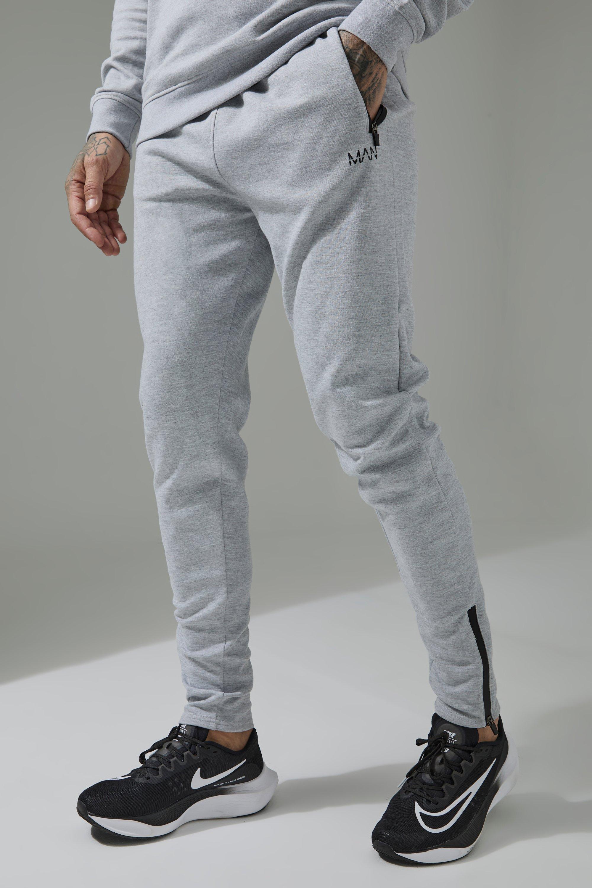 Tall Man Active Pro Fleece Skinny Fit Joggers | boohooMAN USA product image