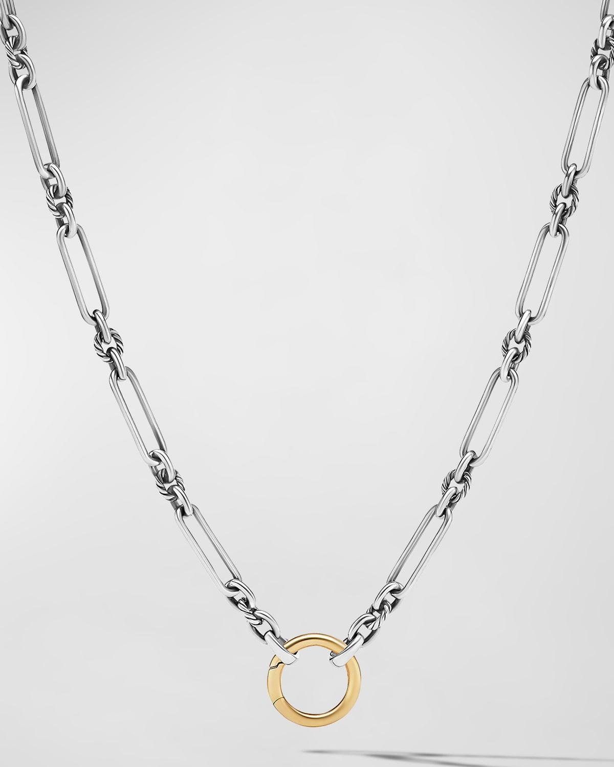 Womens Lexington Sterling Silver & 18K Gold Chain Necklace Product Image