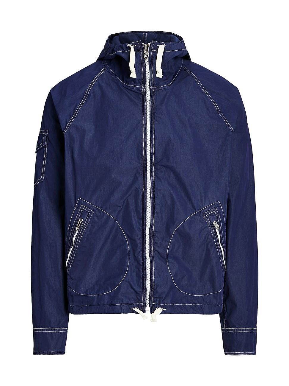 Mens Hooded Bomber Jacket Product Image