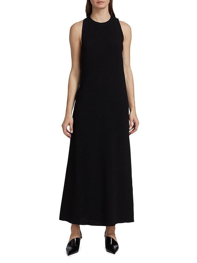 Womens Asymmetric Jersey Maxi Dress Product Image