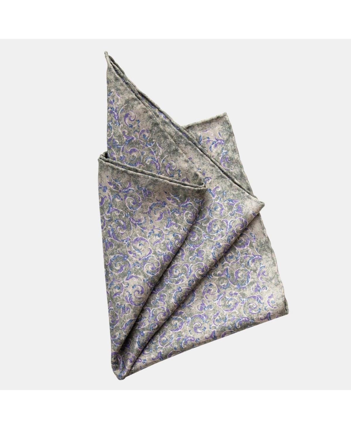 Gubbio - Large Silk Pocket Square for Men Product Image