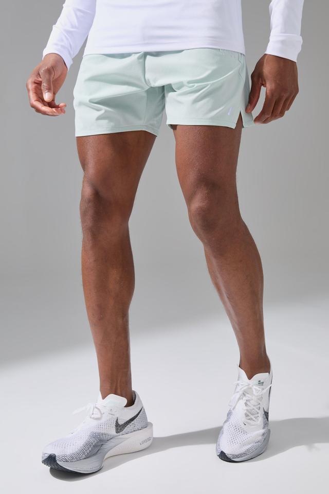 Man Active Perforated Stretch Woven 5inch Short | boohooMAN USA Product Image