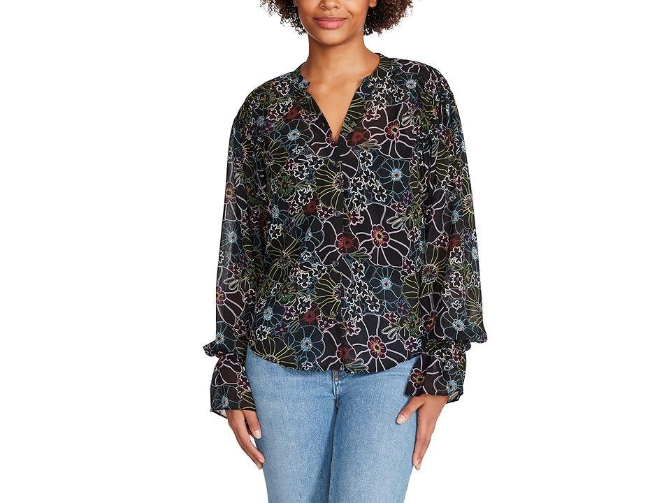 Steve Madden Camella Blouse Multi) Women's Clothing Product Image