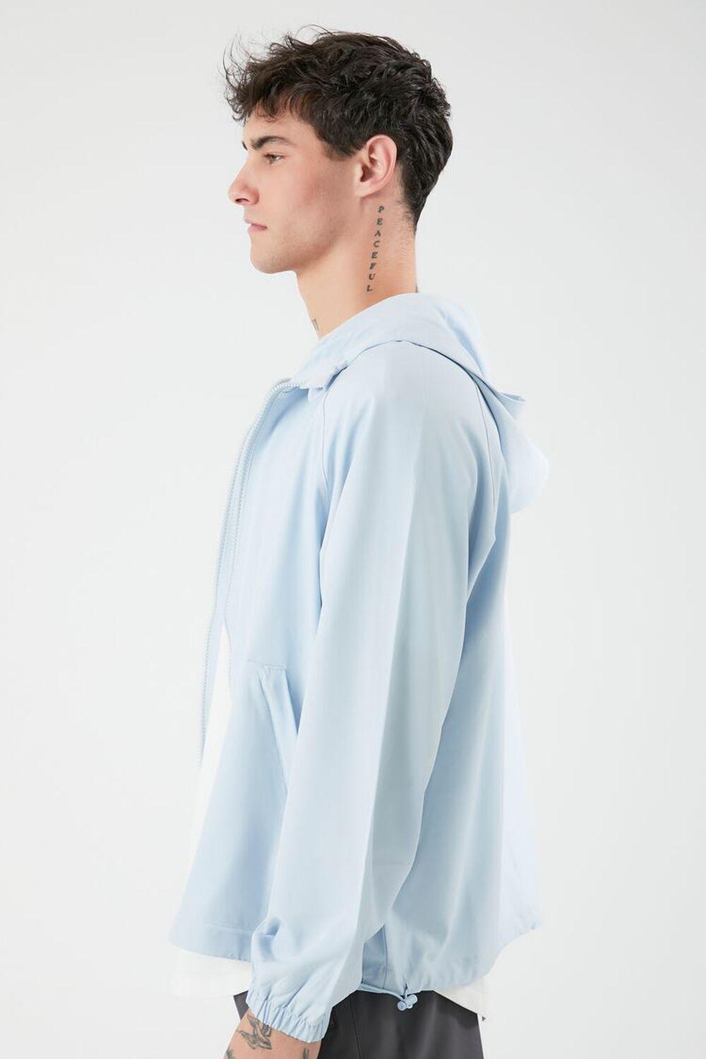 Hooded Raglan Zip-Up Jacket | Forever 21 Product Image