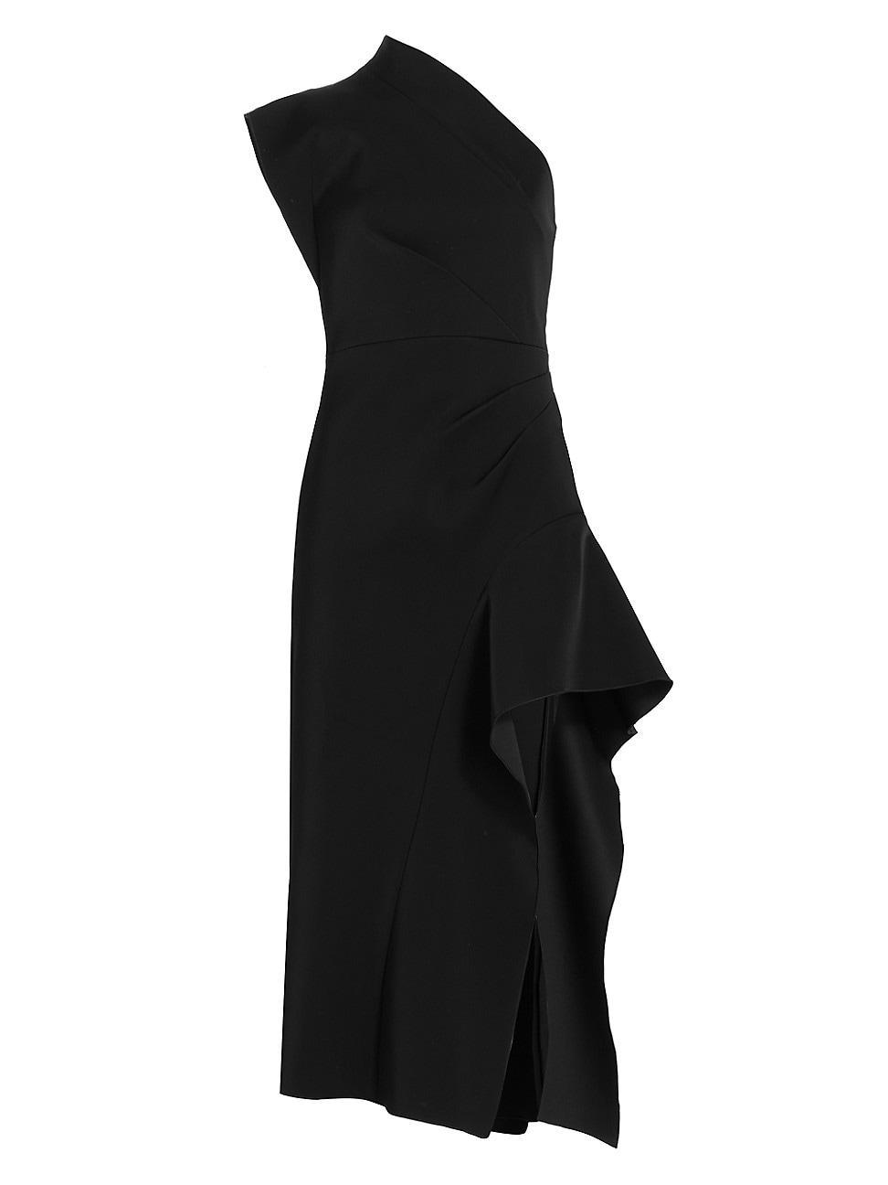 Womens Eddington One-Shoulder Midi-Dress Product Image