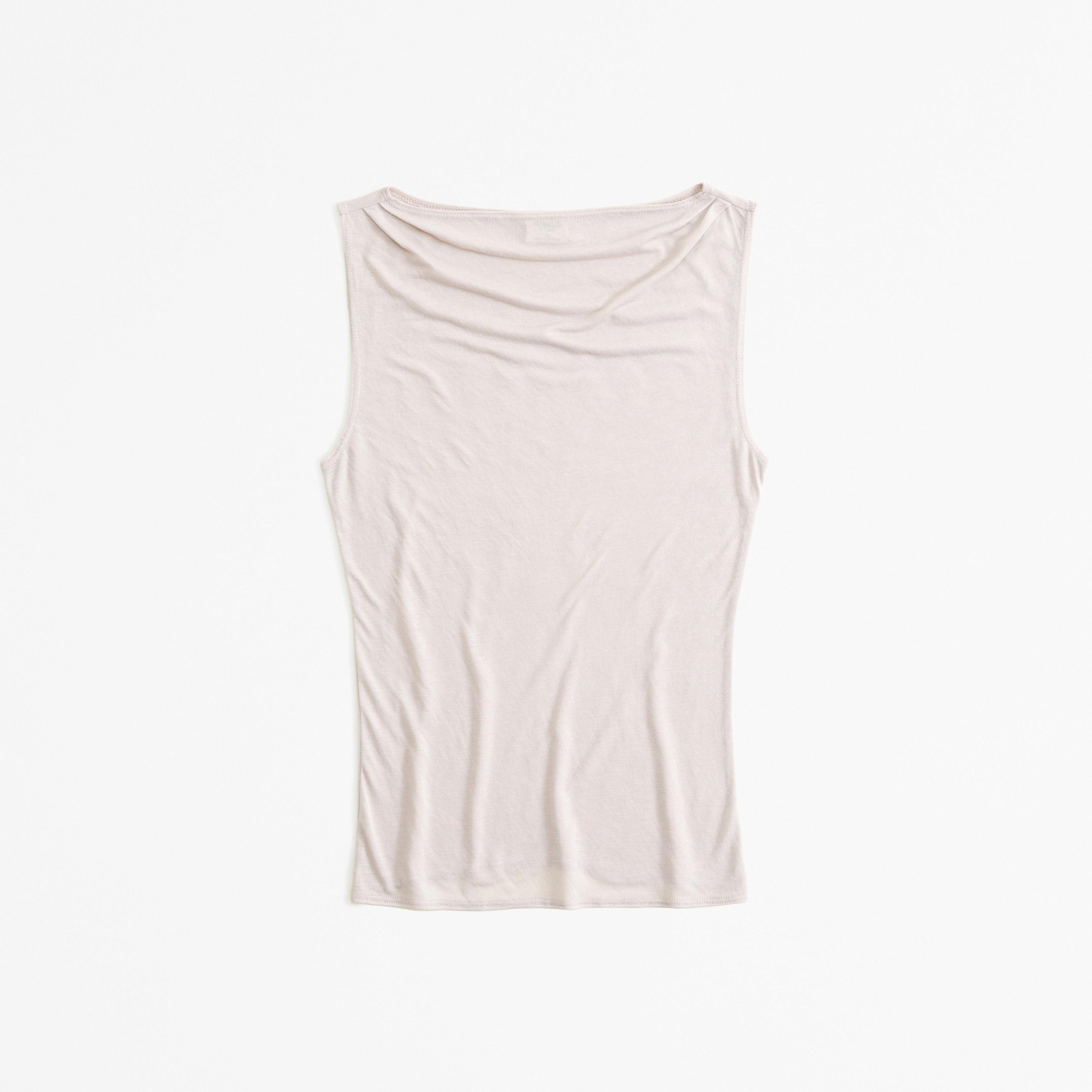 Sheer Jersey Draped Top Product Image