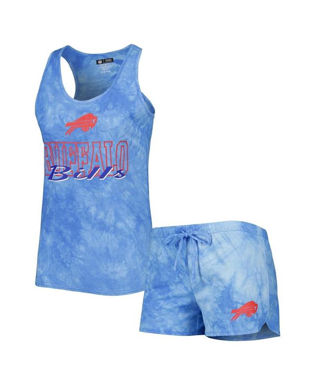 Womens Concepts Sport Royal Buffalo Bills Billboard Scoop Neck Racerback Tank and Shorts Sleep Set Product Image