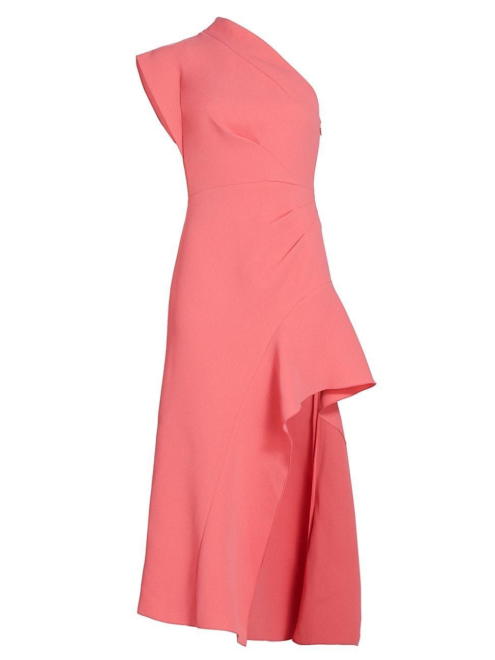 Womens Eddington One-Shoulder Midi-Dress Product Image