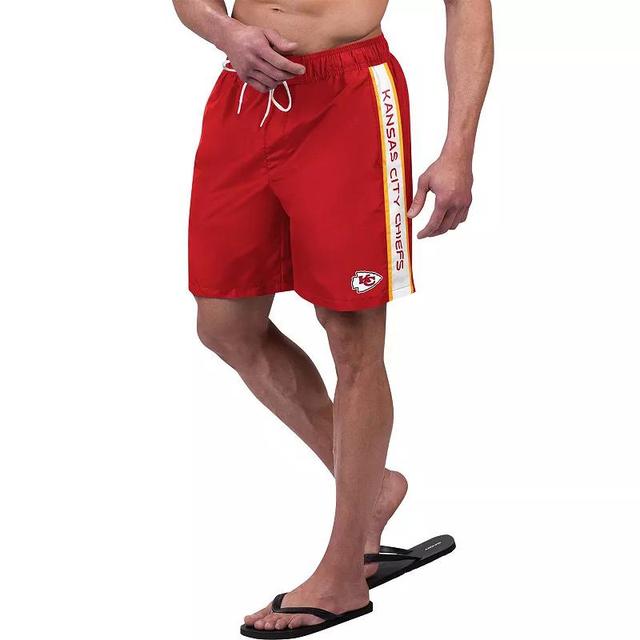 Mens G-III Sports by Carl Banks Kansas City Chiefs Streamline Volley Swim Shorts Product Image