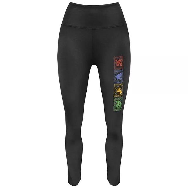 Womens Harry Potter House Tarot Cards Graphic Leggings Product Image