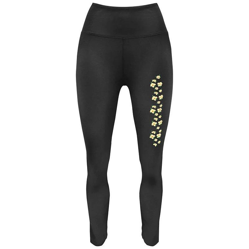 Womens Flower Print Graphic Leggings Product Image