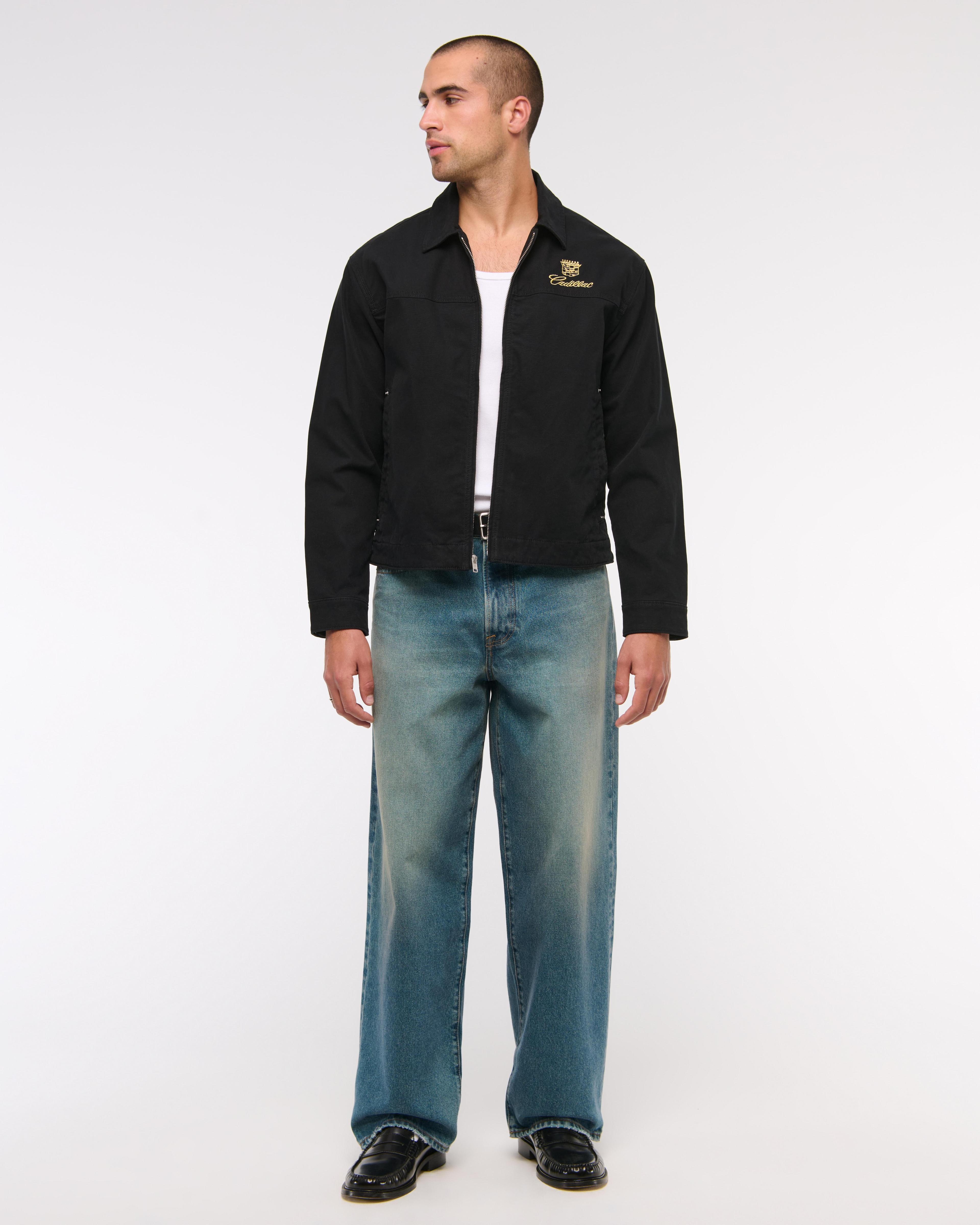 Ford Cropped Zip Workwear Jacket Product Image