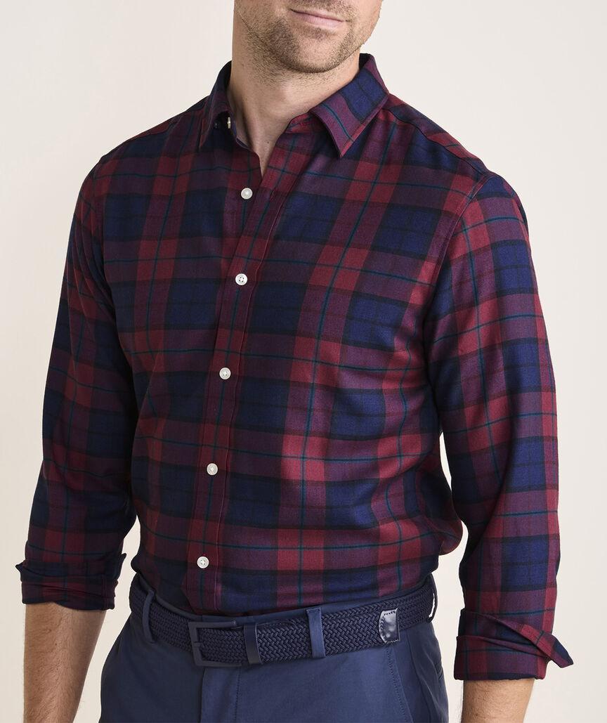 On-The-Go Brushed Twill Check Shirt Product Image