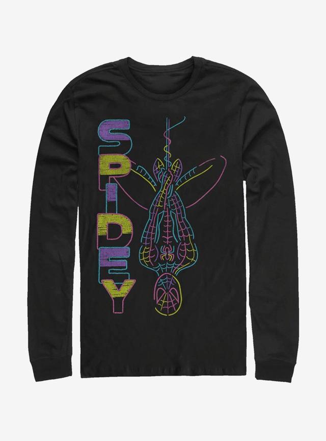 Marvel Spider-Man Spidey Vibes Long-Sleeve T-Shirt Product Image