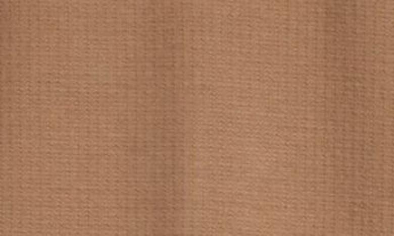 Tenore Quarter Zip Cotton Knit Pullover In Open Brown Product Image